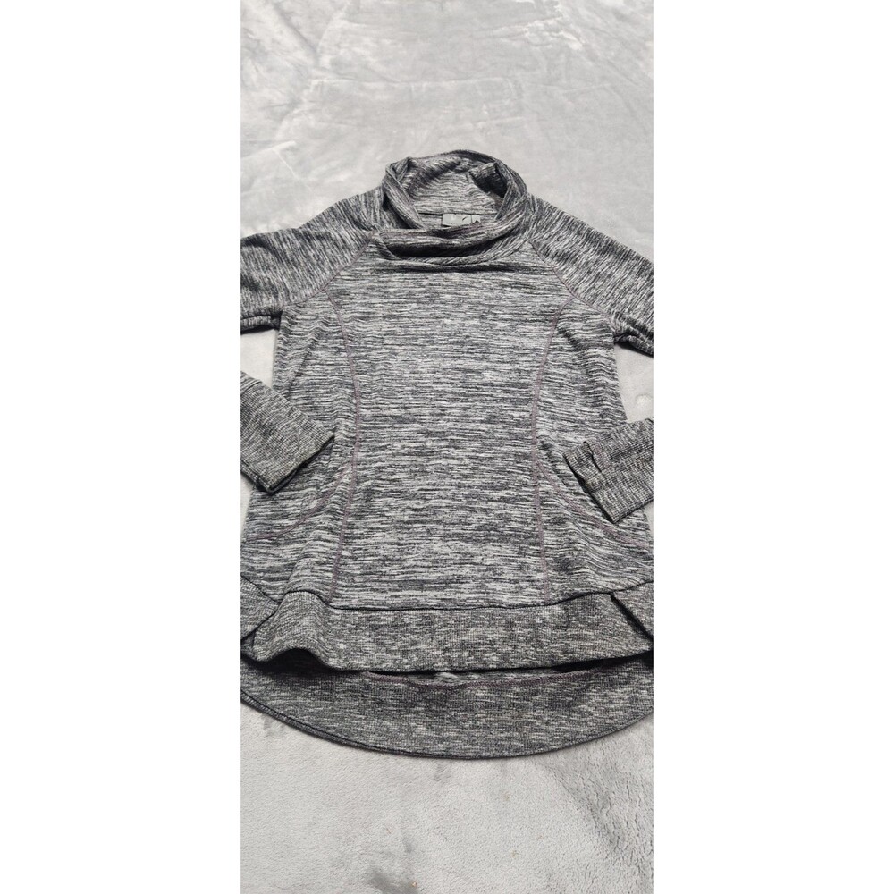 Athleta‎ Women's Size S Gray Techie Sweat Track Pullover Sweater